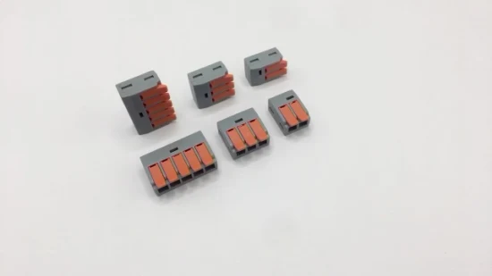Transparent avec Terminal à pression Orange/bleu, bornier à connecteur rapide FT412 FT413 FT414 FT415